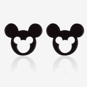 Mickey Mouse⭐Disney⭐Black or Silver Surgical Titanium Steel